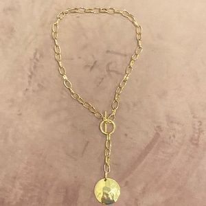 Gold tone necklace